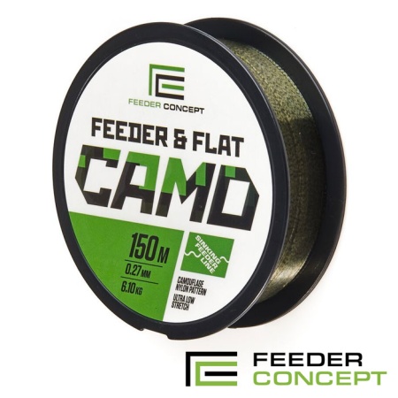 Леска Feeder Concept Feeder & Flat Camo 150m 0.22mm 4.5kg