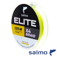 Шнур Salmo Elite X4 Braid Fluo Yellow 125m #0.4 0.10mm 3.4kg