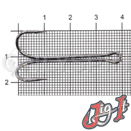 Крючки двойные Jig It Long Double Hooks #1/0 10шт