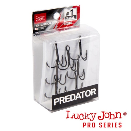 Крючки тройные Lucky John LJH234 #1/0 6шт