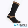 Водонепроницаемые носки DexShell Hytherm Pro Tobacco черный/коричневый M(39-42)