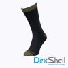 Водонепроницаемые носки DexShell Thermlite черный/зеленый L(43-46)