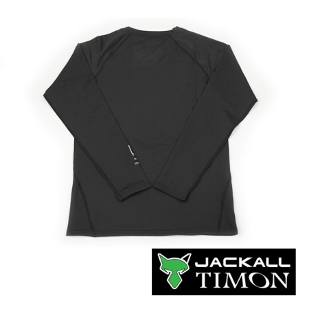 Футболка Jackall LT-B001 UV Stretch Long T-Shirt Black XXL
