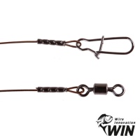 Поводки WIN 1х19 AFW Trolling 80cm 16kg 1шт