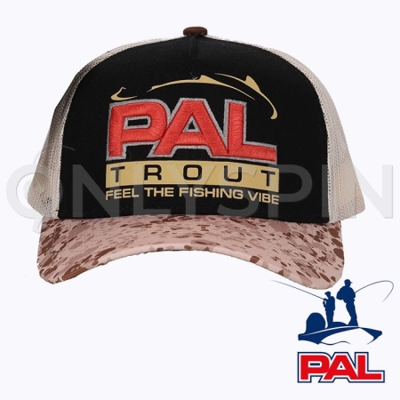 Бейсболка PAL Trout Cap PVC-2504 черная