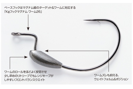 Крючки офсетные Decoy Worm 126 #6/0 3шт