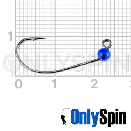 Форелевые джиг-головки OnlySpin Decoy MG-3 #6 2gr синий 3шт