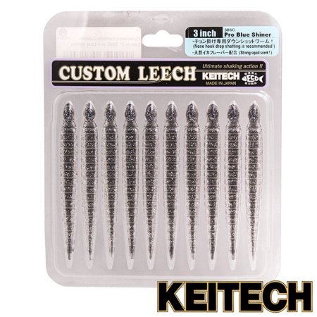 Мягкие приманки Keitech Custom Leech 3 305C 10шт