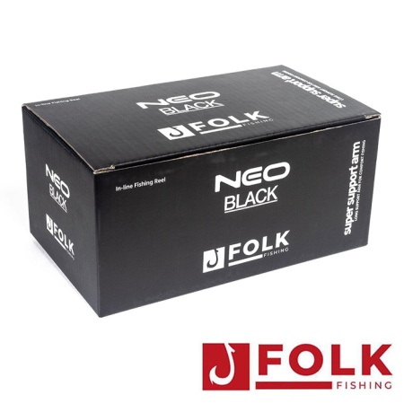 Зимняя катушка Folk Fishing Neo Black