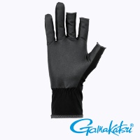 Перчатки Gamakatsu GM7304 UV Cut Gloves Black/Gold LL