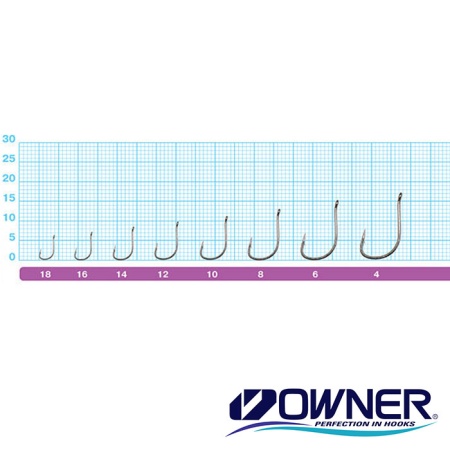 Крючки одинарные Owner 50922 Pin Hook 14 12шт