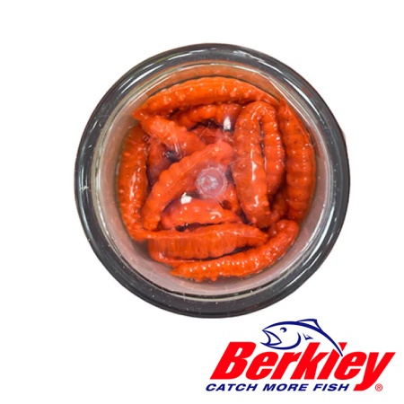 Мягкие приманки Berkley Power Honey Worm 25 Hot Orange