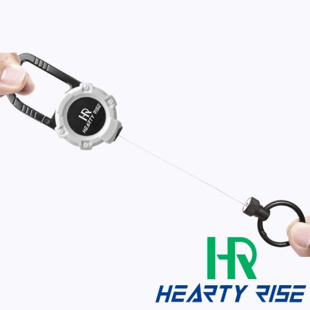 Ретривер Hearty Rise Magnetic Carabiner Pin on Reel HPI-2704 white