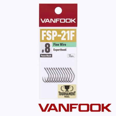 Крючки одинарные Vanfook FSP-21F Сompetition #6 12шт