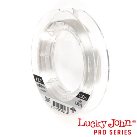 Флюорокарбон Lucky John Fluorocarbon Soft 100m 10lb #2 0.257mm 4.57kg