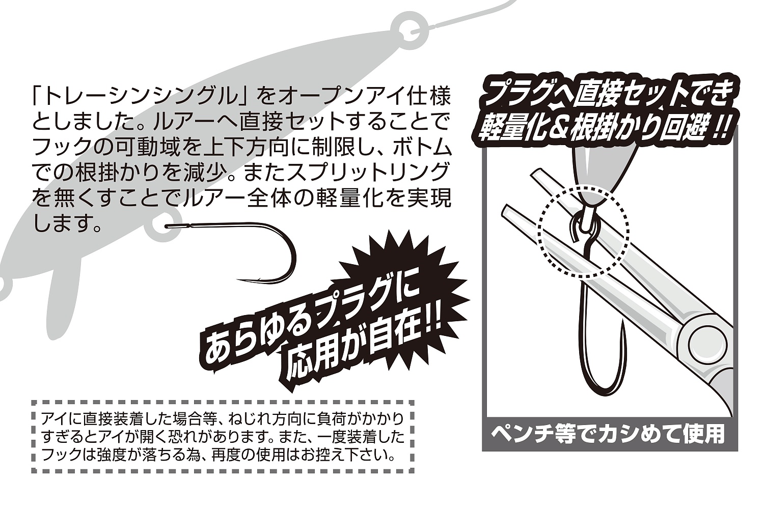 Крючки одинарные Decoy Single 31 OP Open #2 10шт