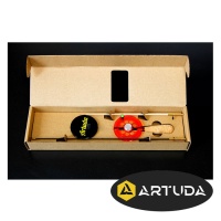 Зимняя удочка Artuda Трио L желтая