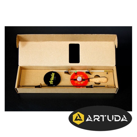 Зимняя удочка Artuda Трио L желтая