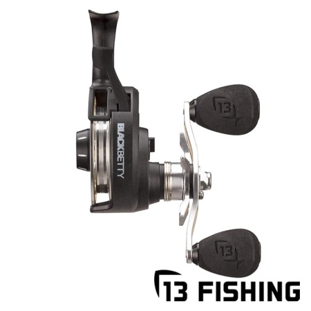 Зимняя катушка 13 Fishing Black Betty FreeFall Carbon Body LH