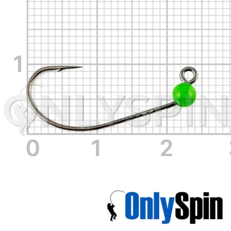 Форелевые джиг-головки OnlySpin Decoy MG-3 #6 0.9gr зеленый 3шт