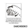 Рулетка для измерения рыбы Daiichiseiko Nogiscale 125 white