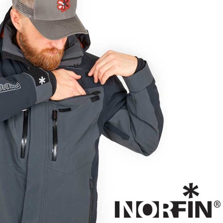 Куртка демисезонная Norfin Rebel Pro Gray S