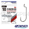Крючки офсетные Owner 51639 Slim Offset MH-21 12 11шт