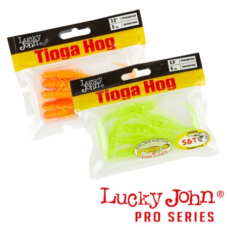 Мягкие приманки Lucky John Tioga Hog 3.5 085 6шт