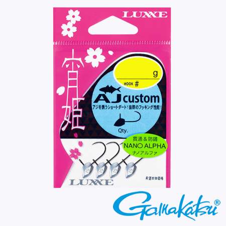 Джиг-головки Gamakatsu Yoi Hime AJ Custom Nano Alpha #4 2.2gr 4шт