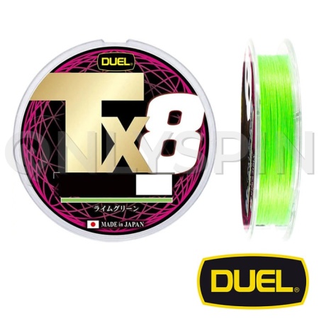 Шнур Duel Tx8 200m Lime Green #2 0.24mm 17.2kg