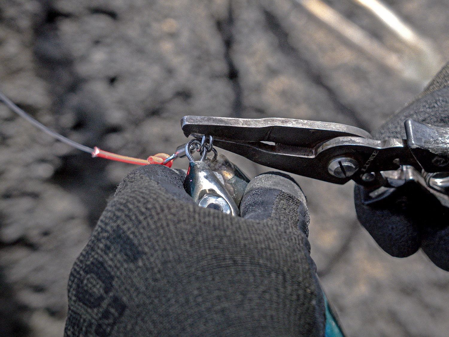 Плоскогубцы Gamakatsu LE905 Split Ring Pliers HD Elastomer Grip