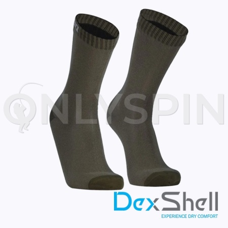 Водонепроницаемые носки DexShell Ultra Thin Crew оливковый L(43-46)