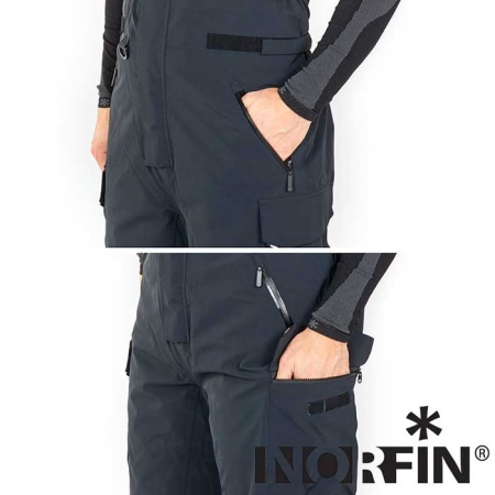 Полукомбинезон Norfin Rebel Pro Pants Gray XL