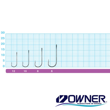 Крючки одинарные Owner 51653 BC Float Rigger MH-12 6 10шт