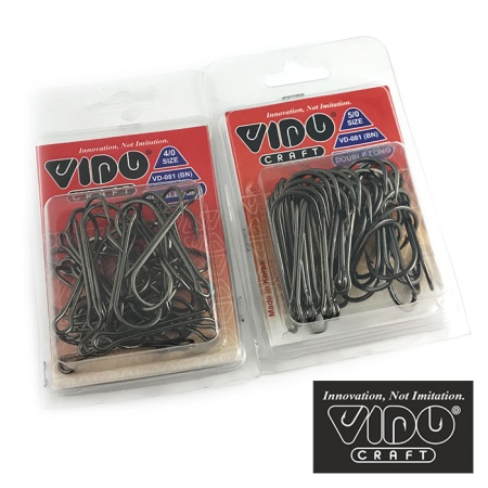 Крючки двойные Vido Craft VD-081 BN Double Long 6 25шт Крючки двойные Vido Craft VD-081 BN Double Long 6 25шт