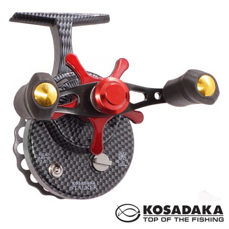 Зимняя катушка Kosadaka Stalker MX-H65L carbon Зимняя катушка Kosadaka Stalker MX-H65L carbon