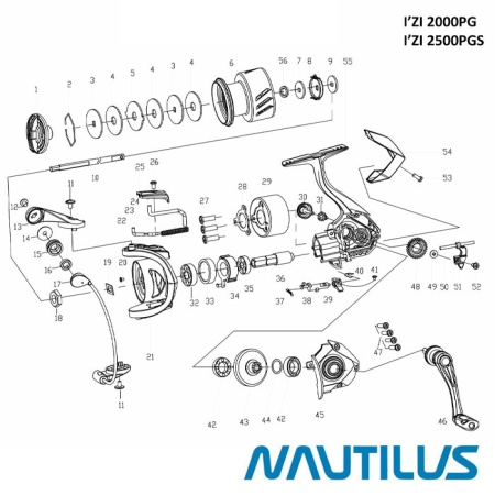 Катушка Nautilus Izi 2000PGS Катушка Nautilus Izi 2000PGS