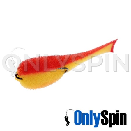 Поролонка OnlySpin Bait 125 желто-красный 5шт