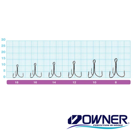 Крючки тройные Owner ST-11BC 8 8шт