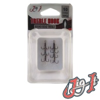 Крючки тройные Jig It Round Bend Treble Hooks #16 10шт