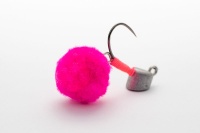 Джиг-головка с подвесом Jackall Timon Egg Pompon 1gr Ikura