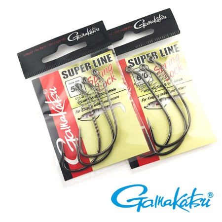Крючки офсетные Gamakatsu Super Line Spring Lock #5/0 3шт