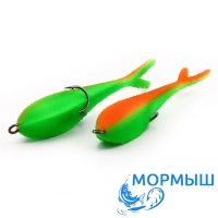 Поролоновые рыбки Мормыш Слаг с открытым двойником 20cm 15 2шт