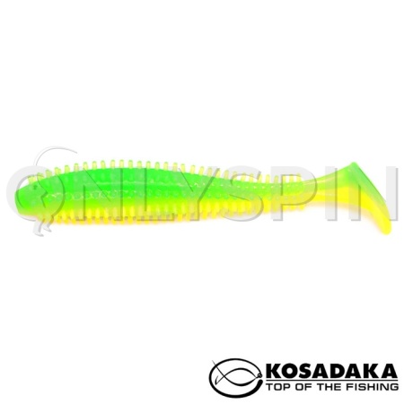 Мягкие приманки Kosadaka Spikey Shad 90 YFG 9шт