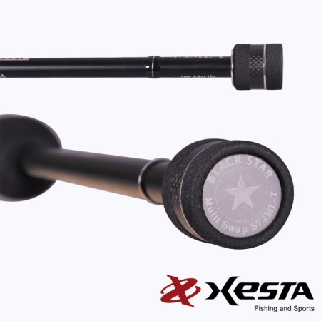 Спиннинг Xesta Black Star 2025 S69L-S 2.05m 0.6-10gr Sharp Friction