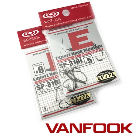 Крючки одинарные Vanfook SP-31BL #6 8шт
