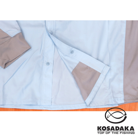 Рубашка Kosadaka Ice Silk Sunblock голубая XL