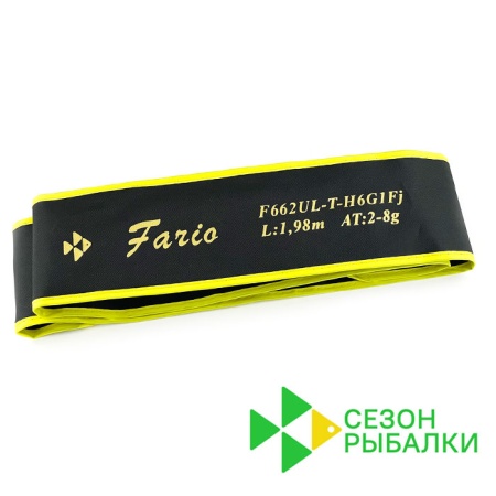 Спиннинг Сезон Рыбалки Fario 1.98m 2-8gr F662UL-T-H6 G1Fj