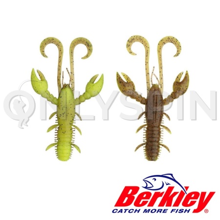 Мягкие приманки Berkley Hollow Craw 100 Brown Chartreuse 6шт