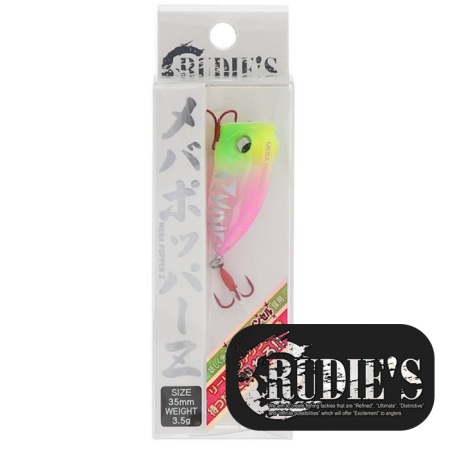Воблер Rudies Meba Popper Z Pinky Sillver